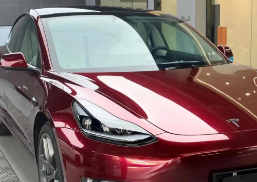 Ravoony Plus PET Liquid Metallic Dragon Blood Red Vinyl Car Wrap review 