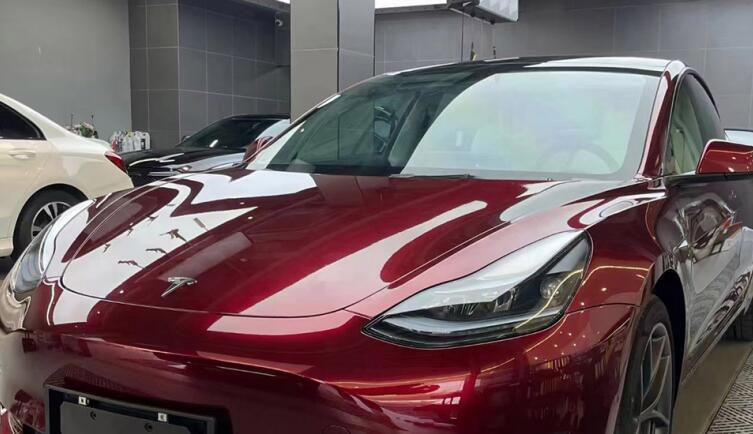 Ravoony Plus Liquid Metallic Dragon Blood Red Vinyl Car Wrap review ZAMILE SNYMES 02