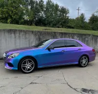 Ravoony Plus Chameleon Purple Red Vinyl Car Wrap review 1