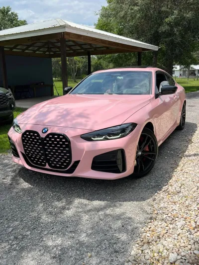 Ravoony Plus Gloss Crystal Peach Pink Car Vinyl Wrap review Alex Legaspi