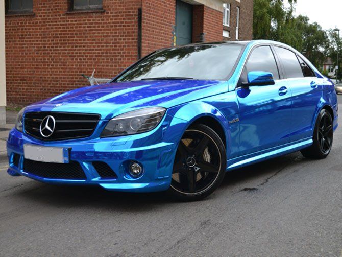 Ravoony Plus Glossy Chrome Blue Car Vinyl Wrap review Kevin Pinos