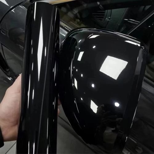 Ravoony Plus PET Glossy Crystal Black Car Vinyl Wrap review 