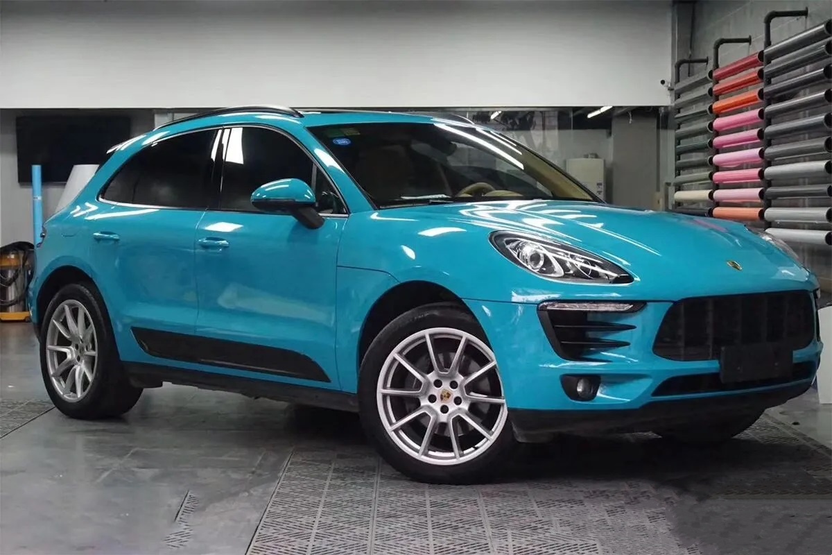 Ravoony Plus PET Glossy Miami Blue Vinyl Wrap review Brandon Ogg