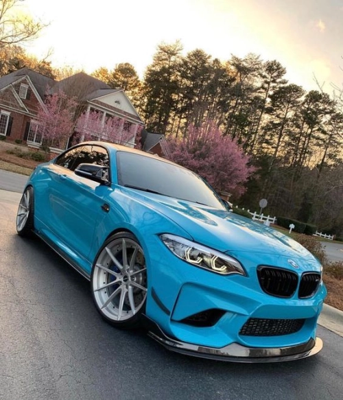 Ravoony Plus PET Glossy Miami Blue Vinyl Wrap review 