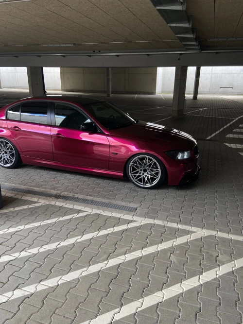 Ravoony Plus PET Glossy Metallic Rubellite Purple Vinyl Wrap review 