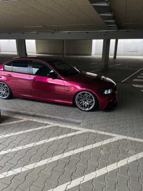 Ravoony Plus PET Glossy Metallic Rubellite Purple Vinyl Wrap review