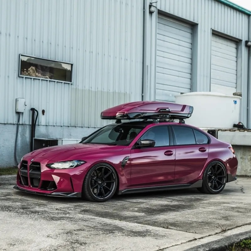 Ravoony Plus PET Glossy Metallic Rubellite Purple Vinyl Wrap review Jagger Rickards