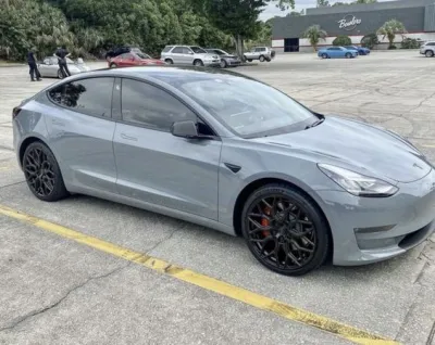 Ravoony Plus BMW Brooklyn Grey Vinyl Wrap Tesla Model Y Wrap review Craig Davidson