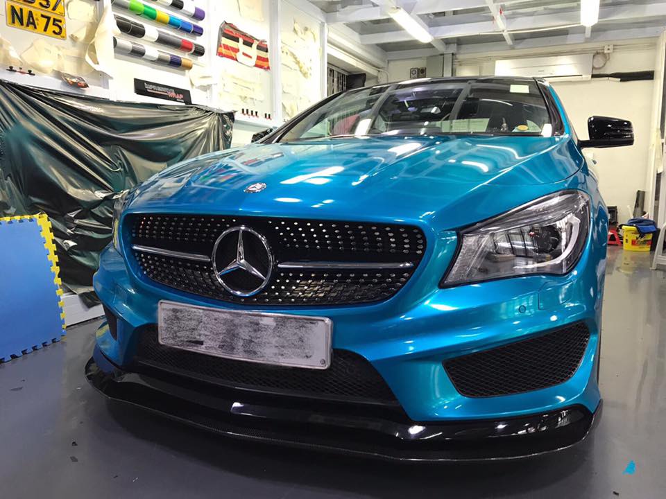 Ravoony Plus Glossy Metallic Atomic Cyan Car Vinyl Wrap review Mike Curran 00