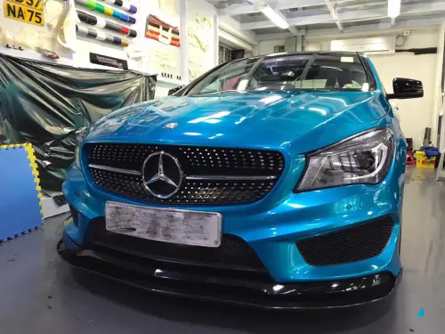 Ravoony Plus Glossy Metallic Atomic Cyan Car Vinyl Wrap review 