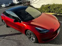 Ravoony Plus Gloss Metallic Vampire Red Vinyl Car Wrap review 0