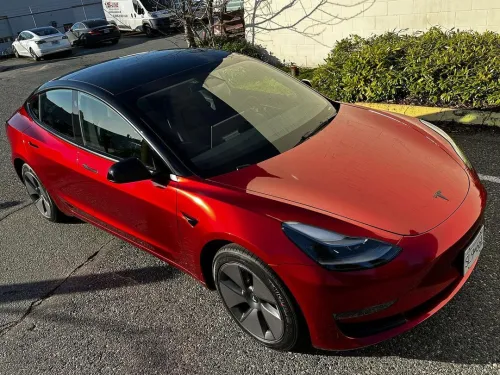 Ravoony Plus Gloss Metallic Vampire Red Vinyl Car Wrap review 