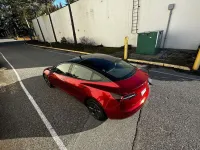 Ravoony Plus Gloss Metallic Vampire Red Vinyl Car Wrap review 3