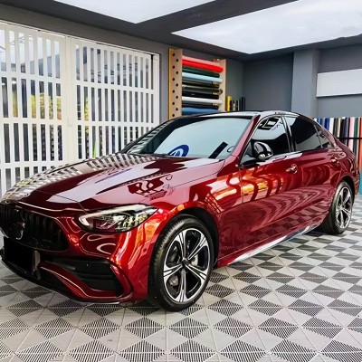 Ravoony Plus Liquid Metallic Dragon Blood Red Vinyl Car Wrap review Samuel Diaz