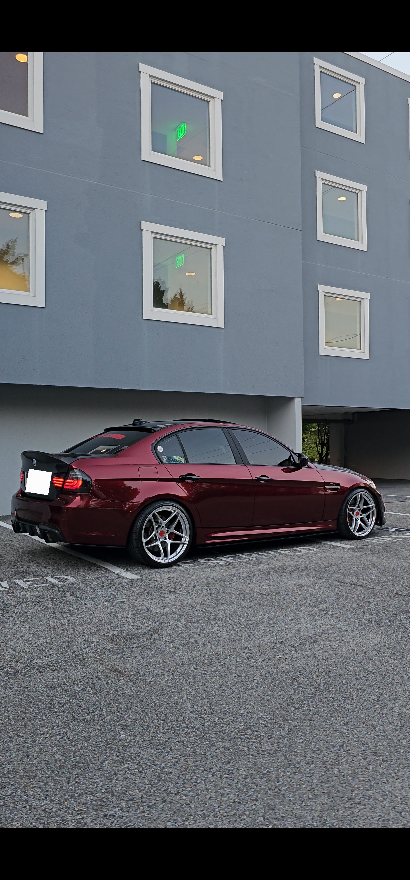Ravoony Plus Liquid Metallic Dragon Blood Red Vinyl Car Wrap review Reiner.335i 00