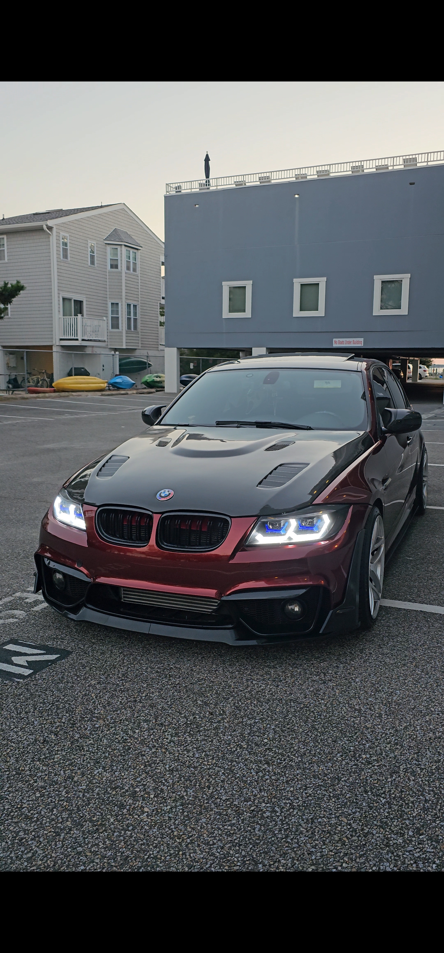 Ravoony Plus Liquid Metallic Dragon Blood Red Vinyl Car Wrap review Reiner.335i 02
