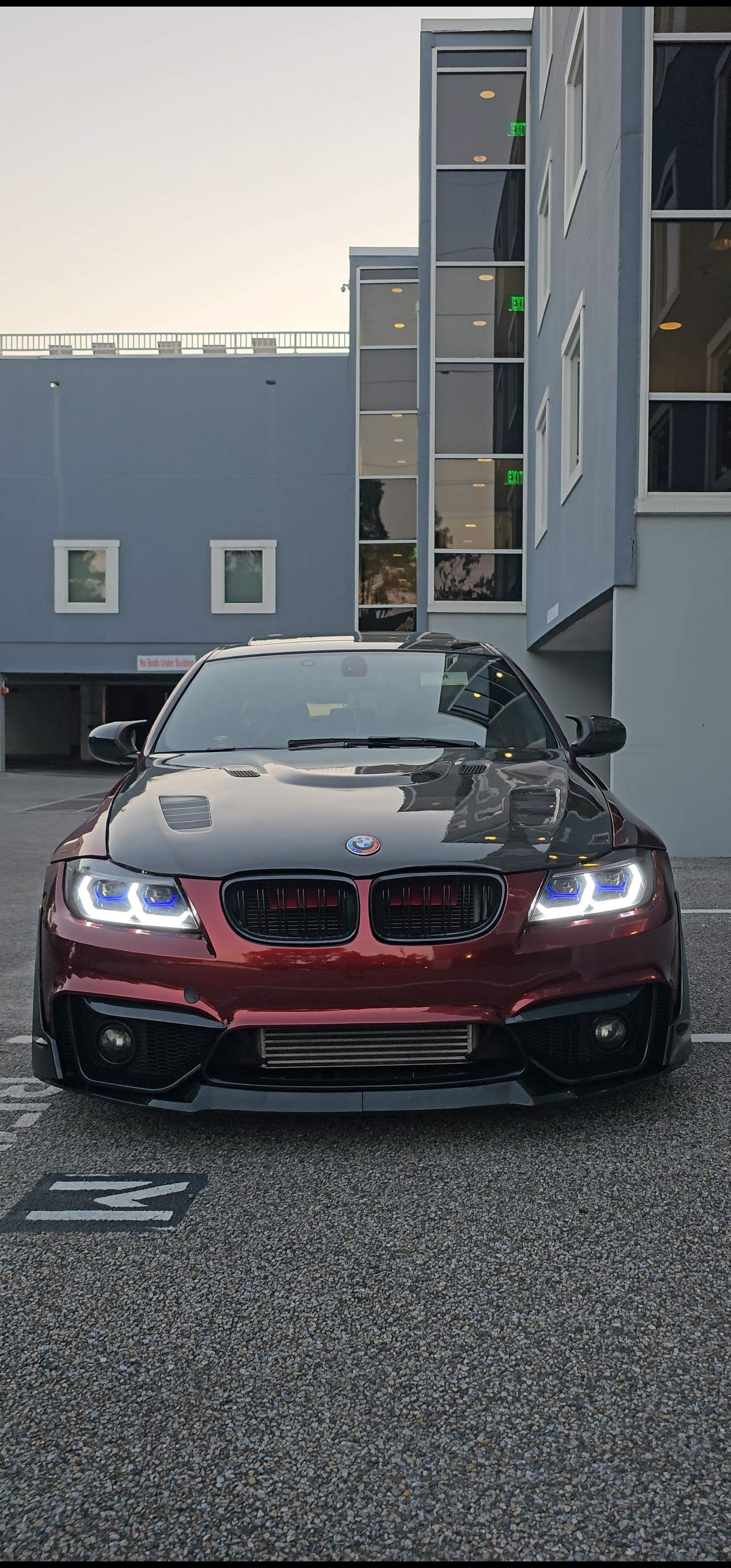 Ravoony Plus Liquid Metallic Dragon Blood Red Vinyl Car Wrap review Reiner.335i 03