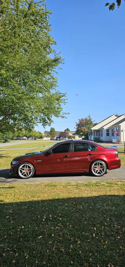 Ravoony Plus Liquid Metallic Dragon Blood Red Vinyl Car Wrap review Reiner.335i 04