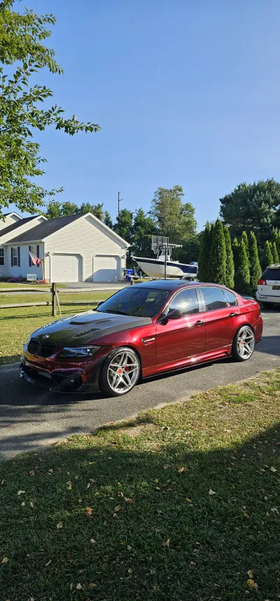 Ravoony Plus Liquid Metallic Dragon Blood Red Vinyl Car Wrap review Reiner.335i 05