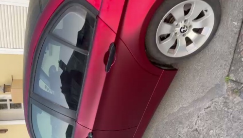 Ravoony Plus Matte Chrome Romanee Red Vinyl Car Wrap review Pierre Jos