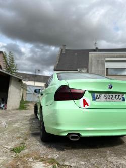 Ravoony Plus Ferrari Gloss Moss Green Vinyl Car Wrap review Pirerre 02