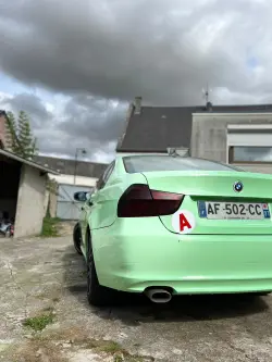 Ravoony Plus Ferrari Gloss Moss Green Vinyl Car Wrap review Pirerre 02