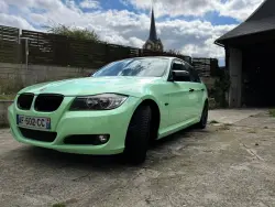 Ravoony Plus Ferrari Gloss Moss Green Vinyl Car Wrap review Pirerre 01
