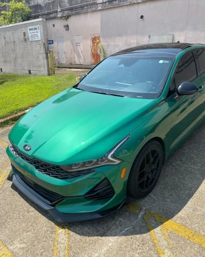 Ravoony Plus Gloss Paint Metallic Isle Of Man Green Car Vinyl Wrap review Ronen chandgaokar 00