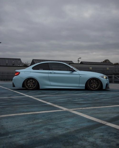 Ravoony Plus Glossy Macaron Jazz Blue Car Vinyl Wrap review 