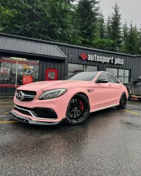 Ravoony Plus Gloss Crystal Peach Pink Car Vinyl Wrap review 0