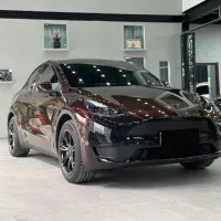 Ravoony Plus Glossy Diamond Black Red Vinyl Car Wrap review 0