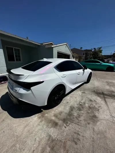 Ravoony Plus Glossy White to Purple Vinyl Car Wrap review Timothy Jr