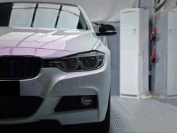 Ravoony Plus PET Glossy White to Purple Vinyl Car Wrap review NICHOLAS KATSARIS 02