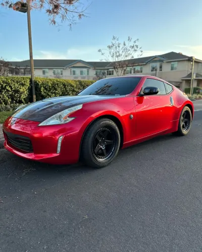 Ravoony Plus Gloss Metallic Vampire Red Vinyl Car Wrap review Hayley Shaw 01