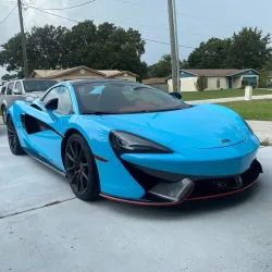 Ravoony Plus Glossy Crystal Blue Sky Car Vinyl Wrap review Antonio Perez 03