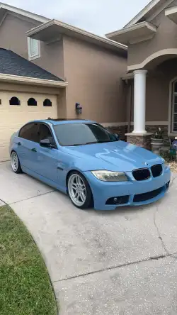 Ravoony Plus PET Gloss China Blue Car Vinyl Wrap review Lebmo Shop 01