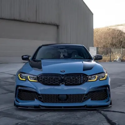 Ravoony Plus PET Gloss China Blue Car Vinyl Wrap review Connor Stephens