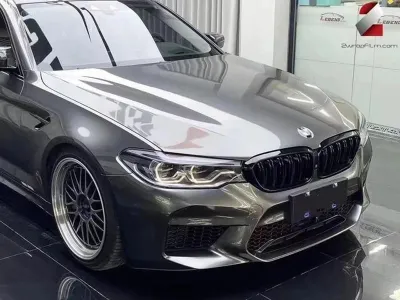 Ravoony Plus Gloss Gunmetal Grey Vinyl Wrap review Malik Baker