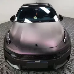  Ravoony Plus Ultra Matte Black Purple Car Vinyl Wrap review Huzaath Abdul Raheem