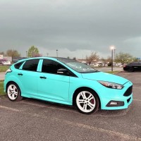 Ravoony Plus Matte Tiffany Blue Car Wrap review 1
