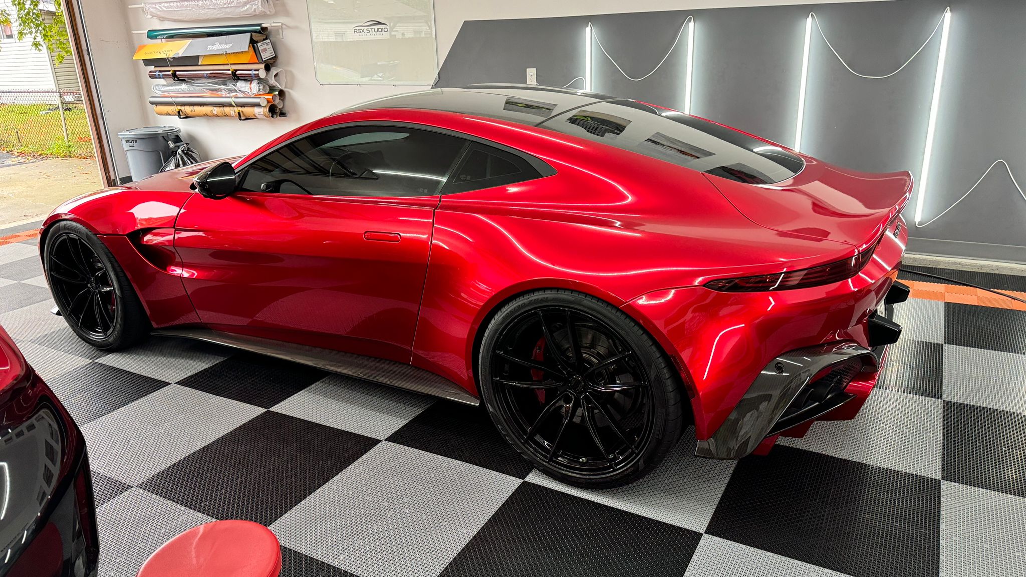 Ravoony Plus Gloss Metallic Vampire Red Vinyl Car Wrap review Versitn William 01