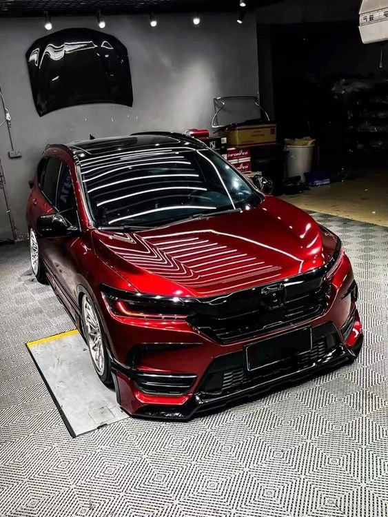 Ravoony Plus Liquid Metallic Dragon Blood Red Vinyl Car Wrap review Angie R