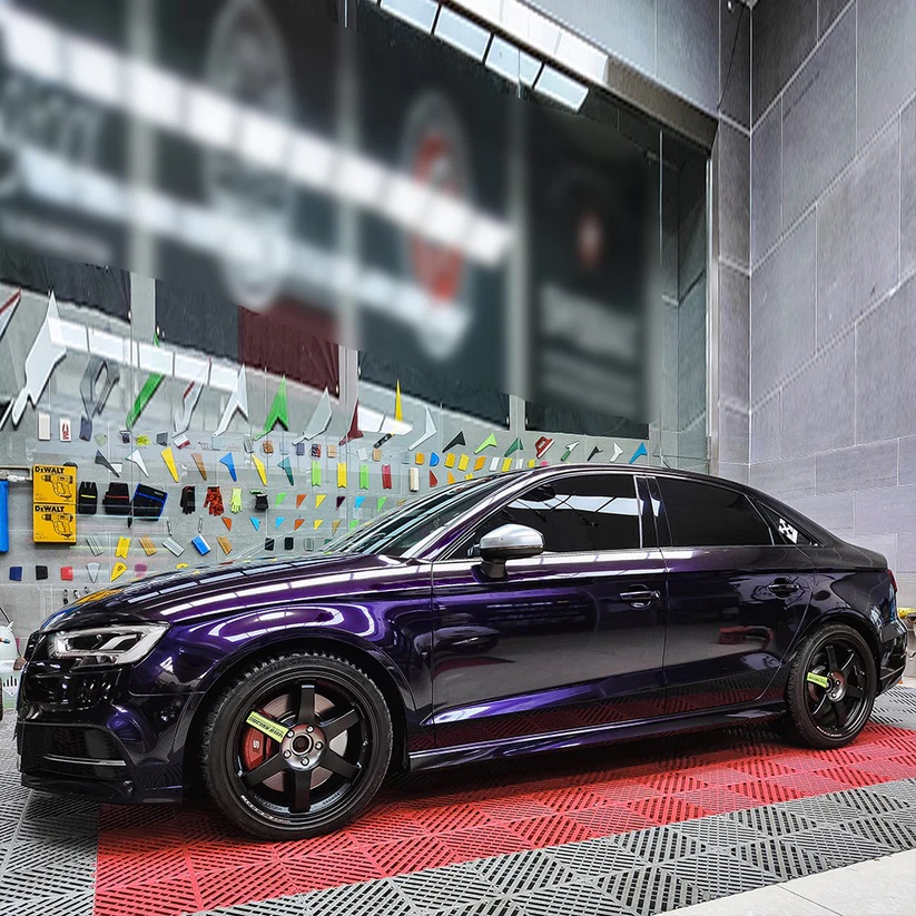 Ravoony Plus Gloss Midnight Purple Car Vinyl Wrap review NICHOLAS KATSARIS