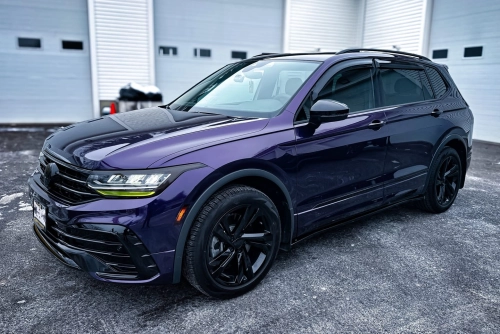 Ravoony Plus PET Gloss Midnight Purple Car Vinyl Wrap review 