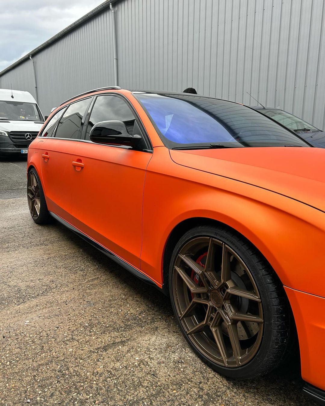 Ravoony Plus Ultimate Flat Orange Car Vinyl Wrap review West Coast 01
