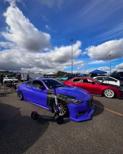 Ravoony Plus PET Glossy Explosion Purple Car Vinyl Wrap review Gilbert Bujanda