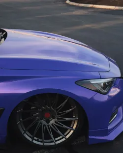 Ravoony Plus PET Glossy Explosion Purple Car Vinyl Wrap review dylan ducousso 02