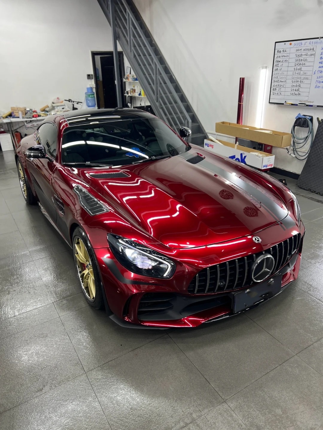 Ravoony Plus Liquid Metallic Dragon Blood Red Vinyl Car Wrap review Ian Craven-bailey 03