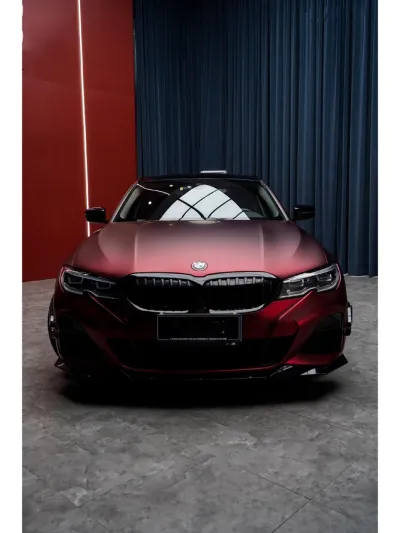 Ravoony Plus Matte Chrome Romanee Red Vinyl Car Wrap review Justin Omojokun