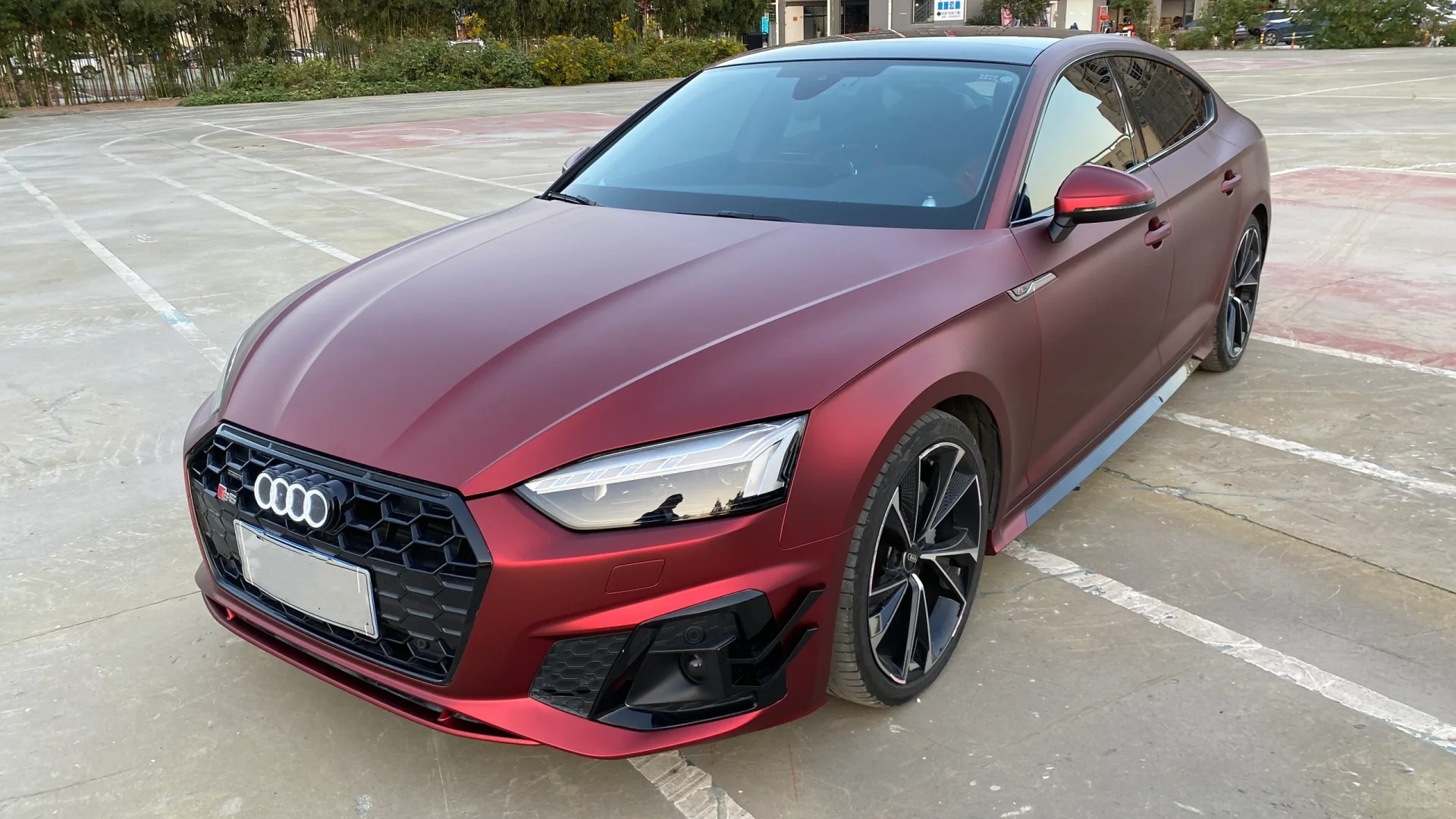 Ravoony Plus PET Matte Chrome Romanee Red Vinyl Car Wrap review Austin Reece